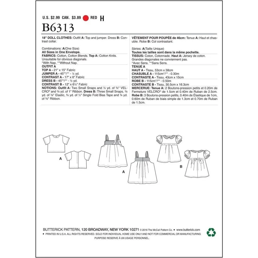 Butterick see sew